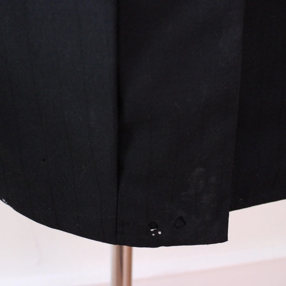 1970's 80's Lord West Black Pinstripe Tailcoat - Picture 2 of 9